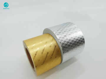 Food Grade Composite Golden Silvery Aluminum Foil Cigarette Packaging Paper