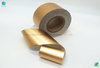 Matte Gold Colour 55gsm Alloy 8011 Aluminium Foil Packaging Paper