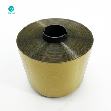 Recyclable Material Gold Line Bag Sealing Tear Strip Tape 10000 M